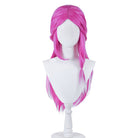 LOL Snow Moon Ahri Rose Red Gradient White Cosplay Wig - lemailwigs