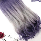 Lolita 50cm Wavy Gradient Grape Color Trendy Cosplay Wigs - lemailwigs