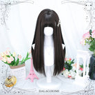 Lolita Black Brown JK Harajuku Daily Basic Cosplay Wigs - lemailwigs