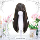 Lolita Black Brown JK Harajuku Daily Basic Cosplay Wigs - lemailwigs