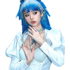 Lolita Hairs Gradient White Blue Cool Girls Fashion Women Cosplay Wigs - lemailwigs