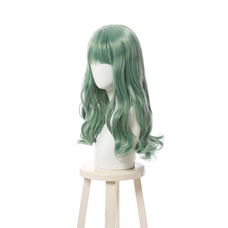 Lolita Mint Green Avocado Color Cute Harajuku Style Long Curly Wig - lemailwigs