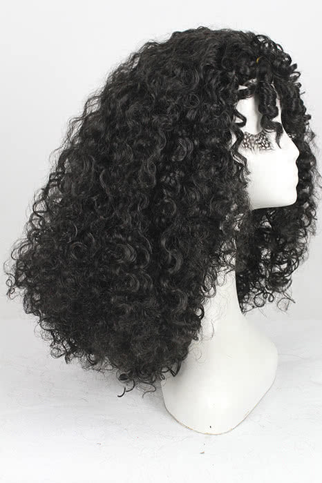 Long Black Tangled Mother Curly Halloween Cosplay Wigs - lemailwigs