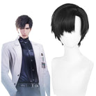 Love and Deepspace Zayne Short Black Cosplay Wig - lemailwigs
