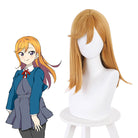 Love Live Superstar Liella Shibuya Kanon Orange Straight Cosplay Wigs - lemailwigs