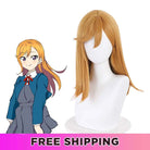 Love Live Superstar Liella Shibuya Kanon Orange Straight Cosplay Wigs - lemailwigs