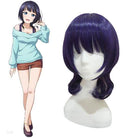 LoveLive Perfect Dream Project Asaka Karin Short Blue Cosplay Wigs - lemailwigs