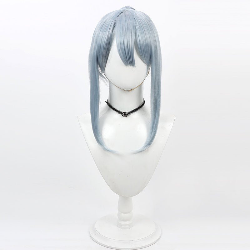 Mashle: Magic and Muscles Abyss Razor Blue Ponytail Cosplay Wigs - lemailwigs