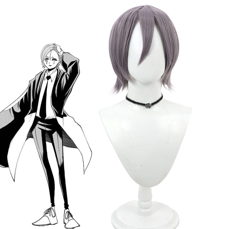 Mashle: Magic and Muscles Margarette Macaron Grey Short Cosplay Wigs - lemailwigs