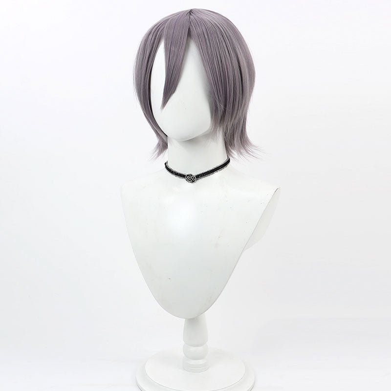 Mashle: Magic and Muscles Margarette Macaron Grey Short Cosplay Wigs - lemailwigs