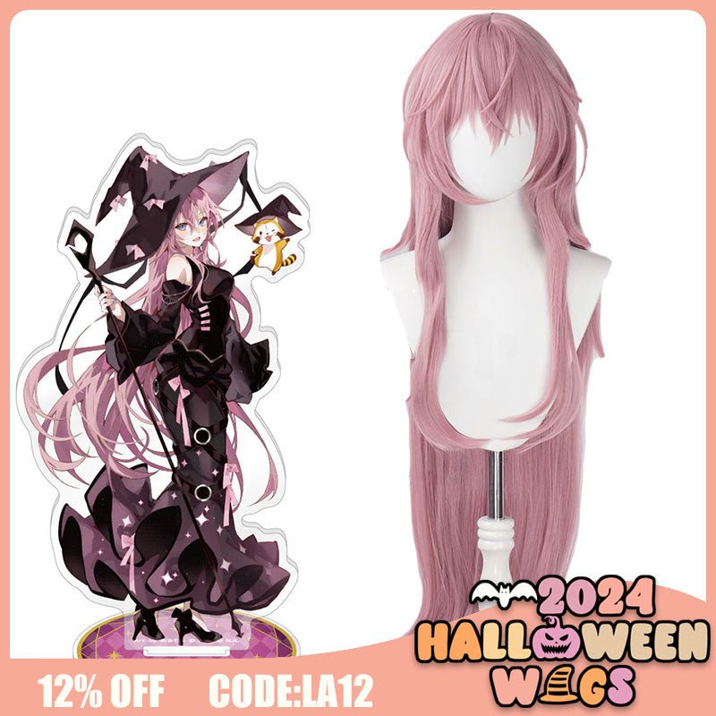 Megurine Luka x Rascal the Raccoon Pink Long Halloween Cosplay Wig Hatsune Miku - lemailwigs