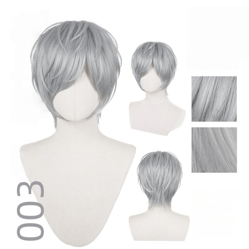【More Volume】24 Colors Black Brown White Grey 100cm 32cm Basic Cosplay Wigs - lemailwigs