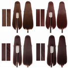 【More Volume】24 Colors Black Brown White Grey 100cm 32cm Basic Cosplay Wigs - lemailwigs