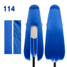【More Volume】24 Colors Blue 100cm 32cm Basic Cosplay Wigs - lemailwigs