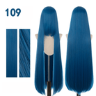 【More Volume】24 Colors Blue 100cm 32cm Basic Cosplay Wigs - lemailwigs