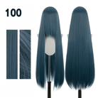 【More Volume】24 Colors Blue 100cm 32cm Basic Cosplay Wigs - lemailwigs