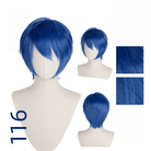 【More Volume】24 Colors Blue 100cm 32cm Basic Cosplay Wigs - lemailwigs