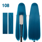 【More Volume】24 Colors Blue 100cm 32cm Basic Cosplay Wigs - lemailwigs