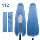 【More Volume】24 Colors Blue 100cm 32cm Basic Cosplay Wigs - lemailwigs