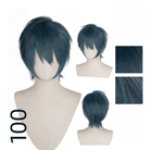 【More Volume】24 Colors Blue 100cm 32cm Basic Cosplay Wigs - lemailwigs