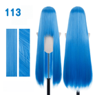 【More Volume】24 Colors Blue 100cm 32cm Basic Cosplay Wigs - lemailwigs