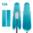 【More Volume】24 Colors Blue 100cm 32cm Basic Cosplay Wigs - lemailwigs