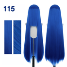【More Volume】24 Colors Blue 100cm 32cm Basic Cosplay Wigs - lemailwigs