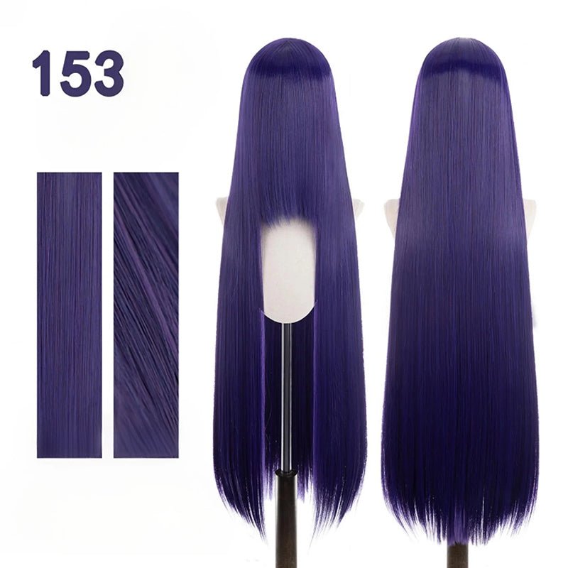 【More Volume】24 Colors Claret Rose Red 100cm 32cm Basic Cosplay Wigs & Wefts - lemailwigs
