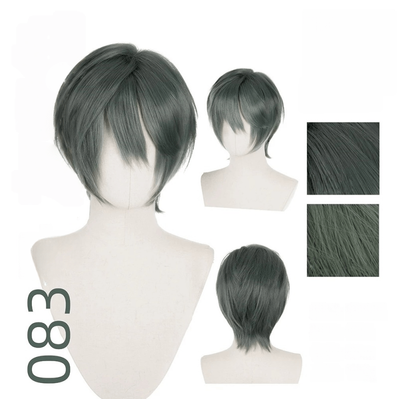 【More Volume】24 Colors Green 100cm 32cm Basic Cosplay Wigs - lemailwigs