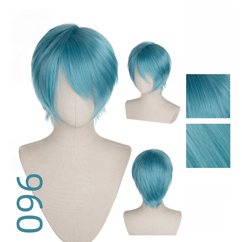 【More Volume】24 Colors Green 100cm 32cm Basic Cosplay Wigs - lemailwigs