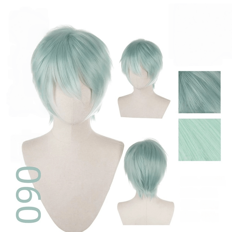 【More Volume】24 Colors Green 100cm 32cm Basic Cosplay Wigs - lemailwigs
