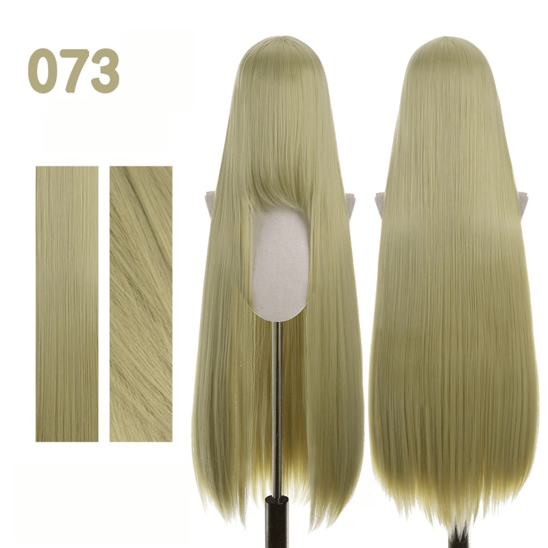 【More Volume】24 Colors Green 100cm 32cm Basic Cosplay Wigs - lemailwigs