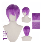 【More Volume】24 Colors Purple 100cm 32cm Basic Cosplay Wigs - lemailwigs