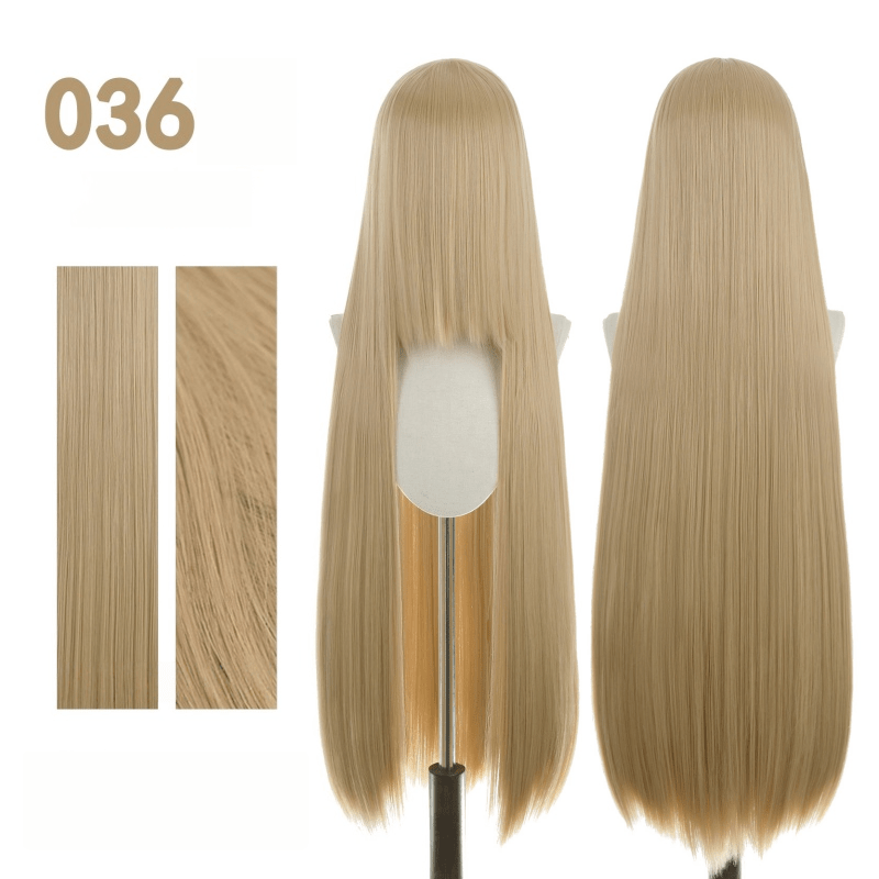【More Volume】24 Colors Red Brown 100cm 32cm Basic Cosplay Wigs - lemailwigs