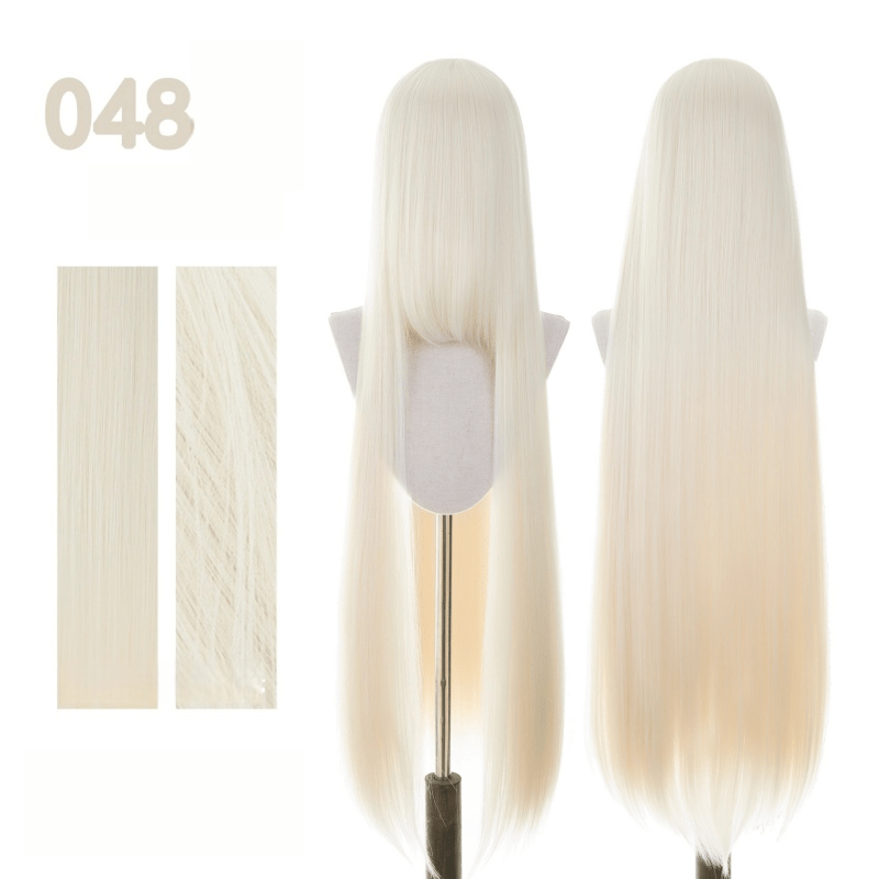 【More Volume】24 Colors Red Brown 100cm 32cm Basic Cosplay Wigs - lemailwigs