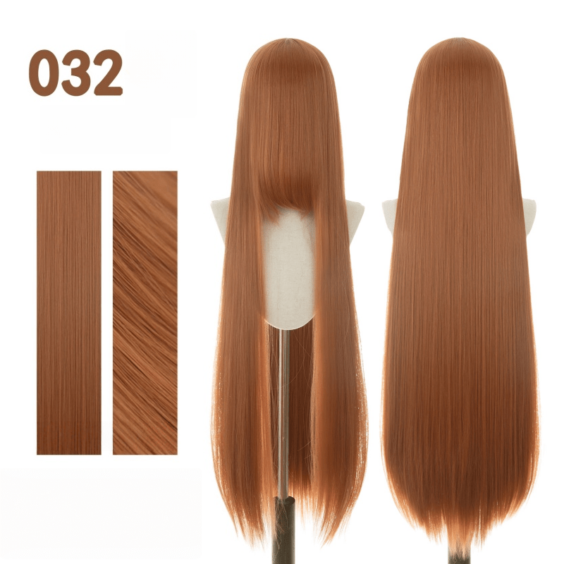 【More Volume】24 Colors Red Brown 100cm 32cm Basic Cosplay Wigs - lemailwigs