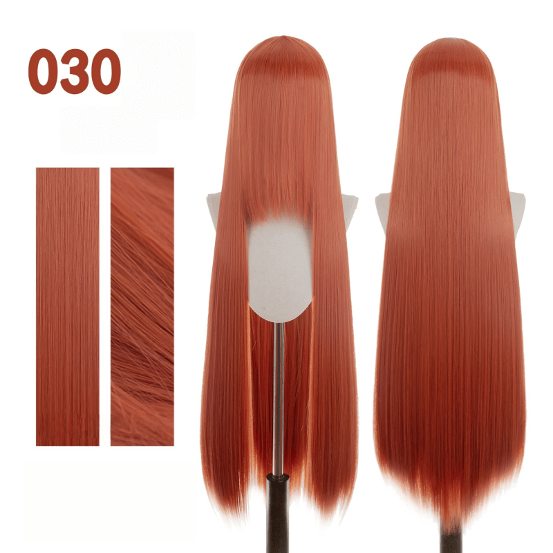 【More Volume】24 Colors Red Brown 100cm 32cm Basic Cosplay Wigs - lemailwigs