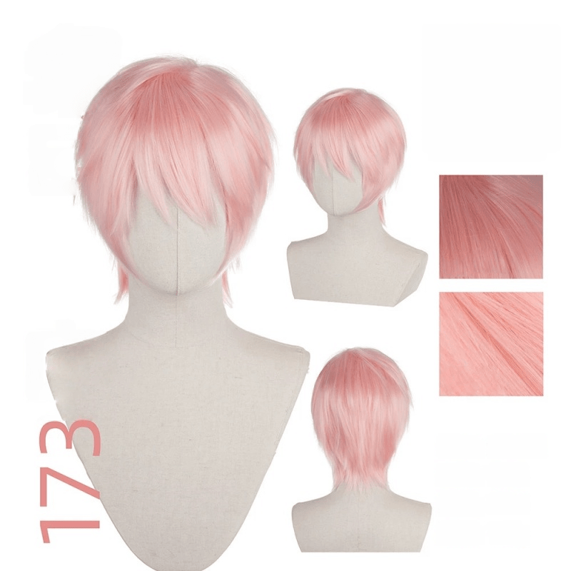 【More Volume】24 Colors Sakura Pink Purple 100cm 32cm Basic Cosplay Wigs - lemailwigs