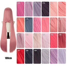 【More Volume】24 Colors Sakura Pink Purple 100cm 32cm Basic Cosplay Wigs - lemailwigs