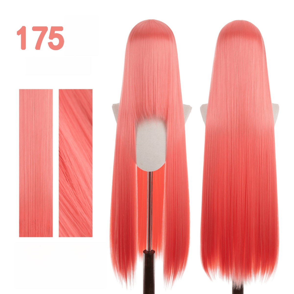 【More Volume】24 Colors Sakura Pink Purple 100cm 32cm Basic Cosplay Wigs - lemailwigs