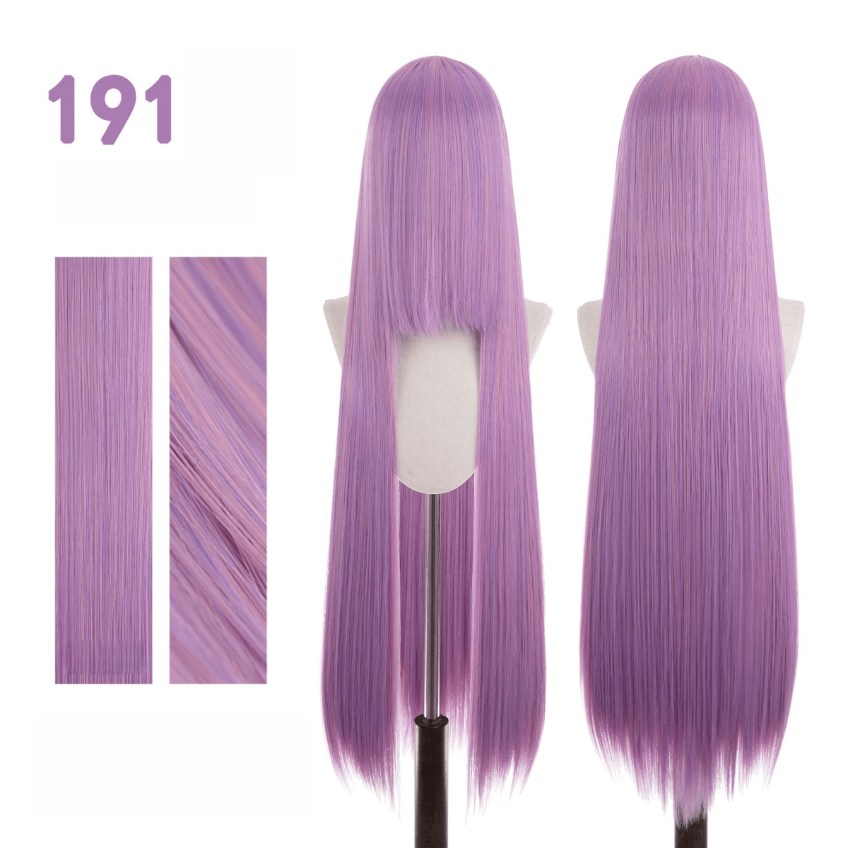 【More Volume】24 Colors Sakura Pink Purple 100cm 32cm Basic Cosplay Wigs - lemailwigs