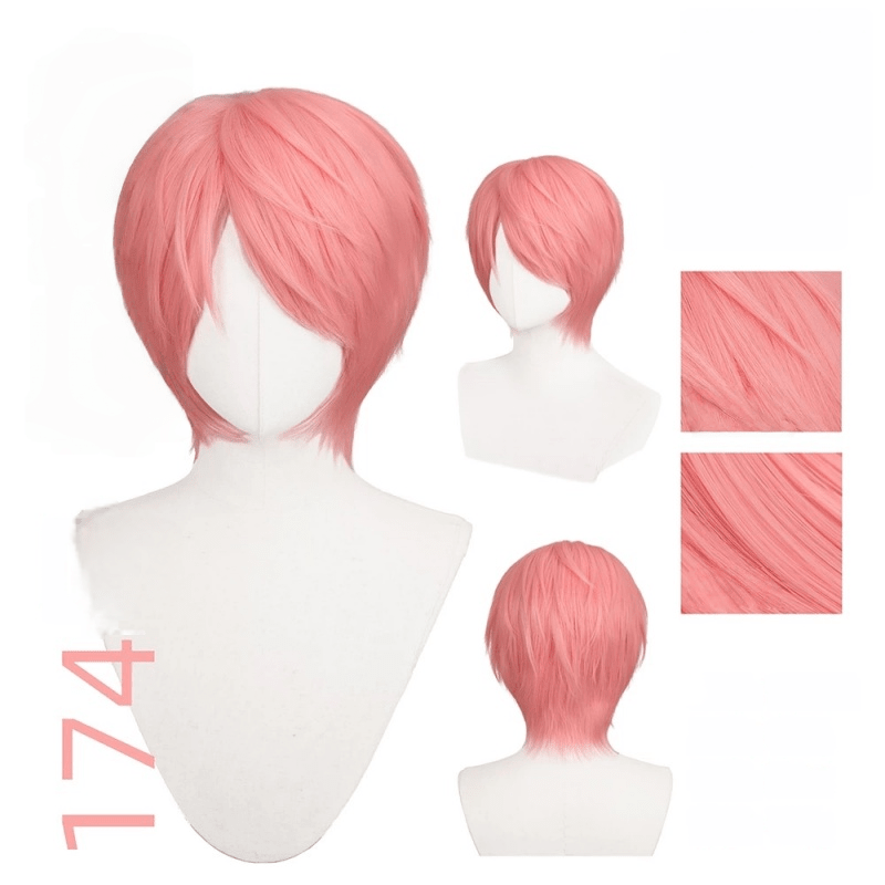 【More Volume】24 Colors Sakura Pink Purple 100cm 32cm Basic Cosplay Wigs - lemailwigs
