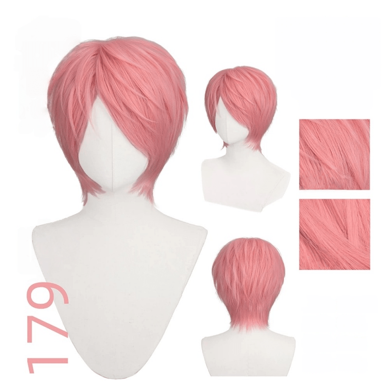【More Volume】24 Colors Sakura Pink Purple 100cm 32cm Basic Cosplay Wigs - lemailwigs
