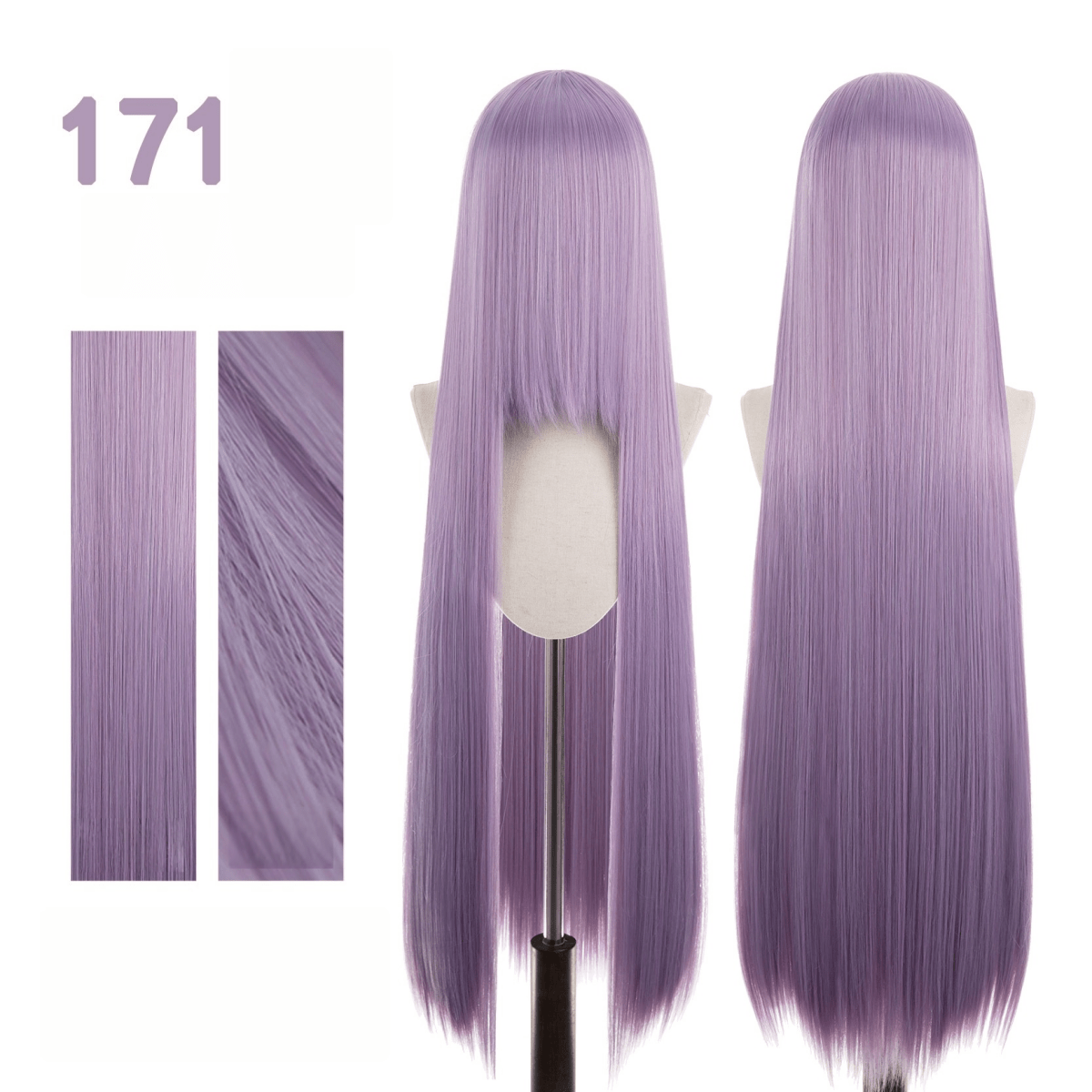 【More Volume】24 Colors Sakura Pink Purple 100cm 32cm Basic Cosplay Wigs - lemailwigs