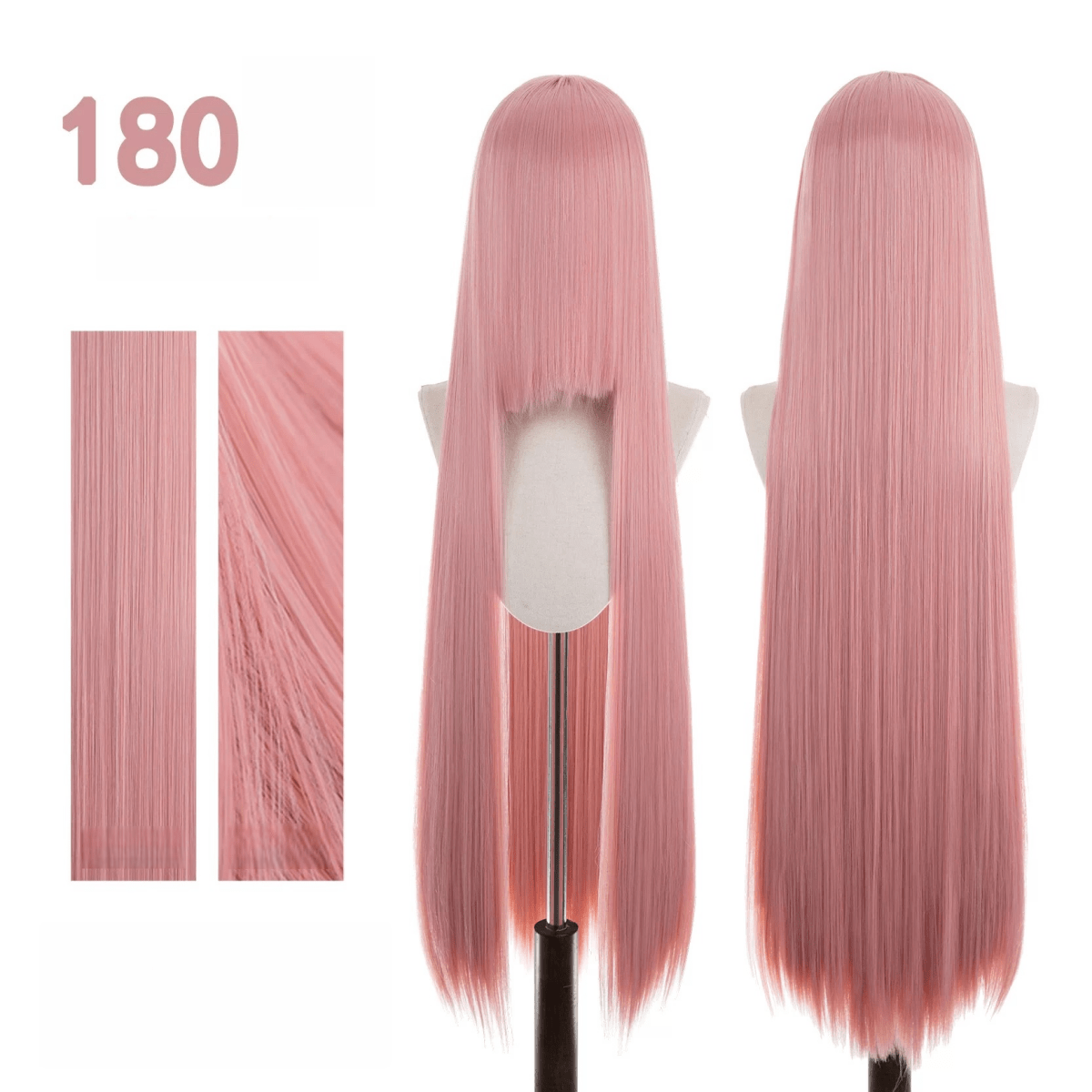 【More Volume】24 Colors Sakura Pink Purple 100cm 32cm Basic Cosplay Wigs - lemailwigs