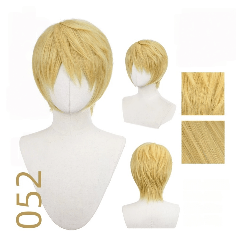 【More Volume】24 Colors Yellow Orange 100cm 32cm Basic Cosplay Wigs - lemailwigs