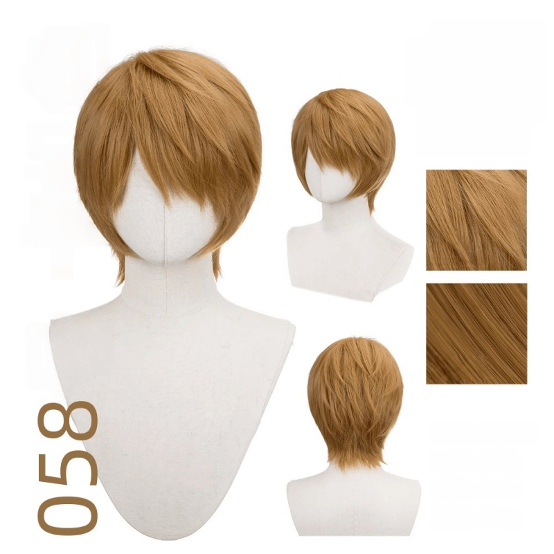 【More Volume】24 Colors Yellow Orange 100cm 32cm Basic Cosplay Wigs - lemailwigs