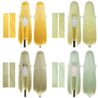 【More Volume】24 Colors Yellow Orange 100cm 32cm Basic Cosplay Wigs - lemailwigs