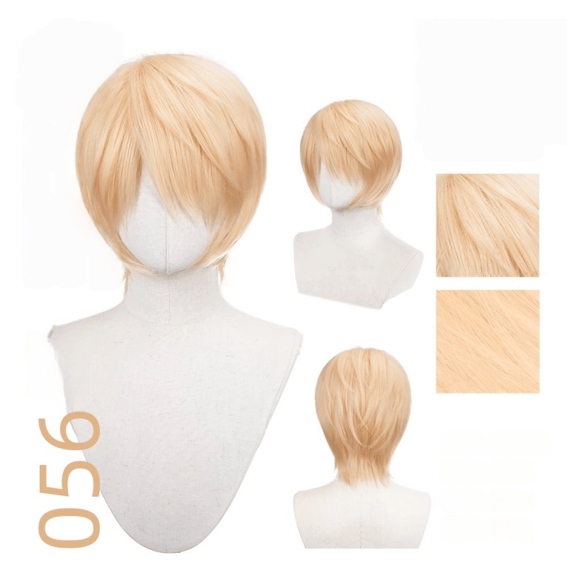 【More Volume】24 Colors Yellow Orange 100cm 32cm Basic Cosplay Wigs - lemailwigs