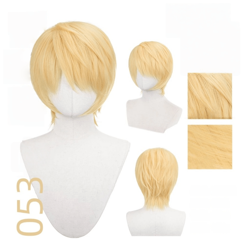 【More Volume】24 Colors Yellow Orange 100cm 32cm Basic Cosplay Wigs - lemailwigs